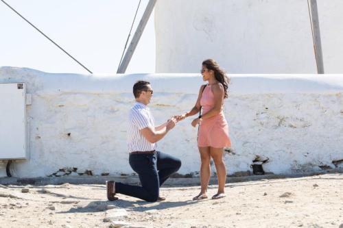 Proposal Photoshoot in Mykonos